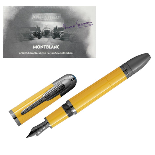 Montblanc Great Characters Enzo Ferrari Special Edition Reservoarpenna Modena Gul 130661