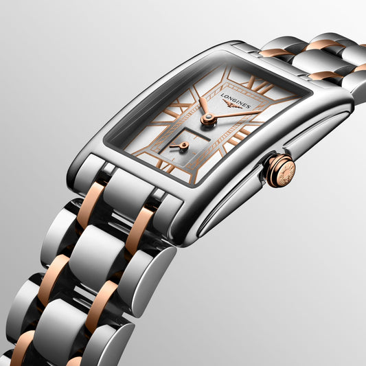 Longines DolceVita klocka 20.8x32mm vit kvarts stål L5.255.5.75.7