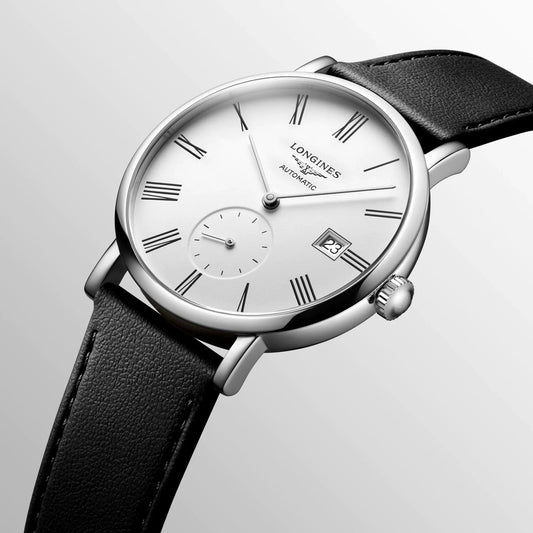 Longines Elegant Collection 39mm Vit Automatisk Stålklocka L4.812.4.11.0