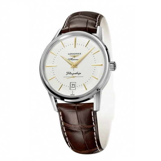Longines Flagsip Heritage 38.5mm Automatisk Stål Herrklocka L4.795.4.78.2