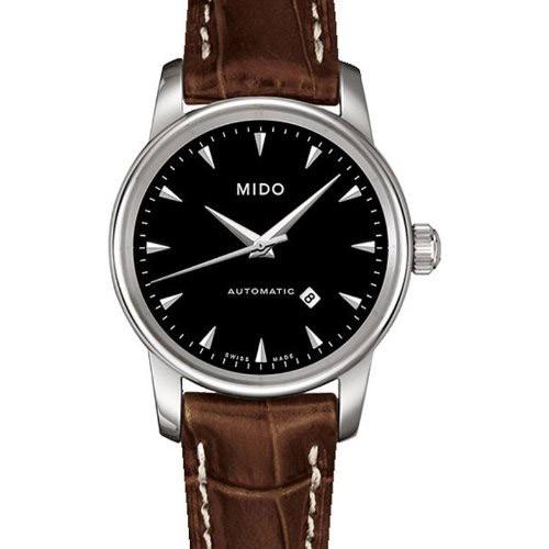 Mido Baroncelli II 29mm automatisk ståldamklocka M7600.4.18.8