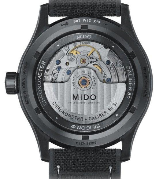 Mido Multifort Kronometer 1 COSC 42mm Svart Automatisk Stål Svart PVD-finish M038.431.37.051.00