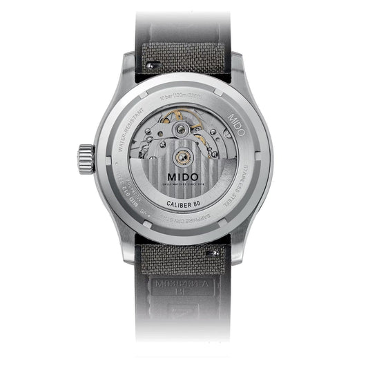Mido Multifort M 42mm grå automatisk stålklocka M038.430.17.081.00