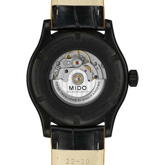 Mido Multifort specialutgåva svart stålklocka M005.430.36.051.80