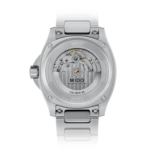 Mido Multifort TV Big Date 40 mm grön automatisk stålklocka M049.526.11.091.00