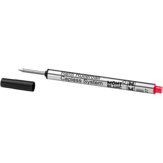 Montblanc 1 refill för rollerball-penna utan lock, mellanröd Modena-spets M 124518