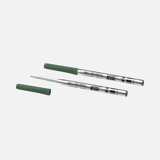 Montblanc 2 Kulspetspennor Refills (M) Irländsk Grön (Grön) 128217