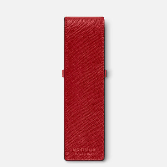 Montblanc Sartorial Pennfodral för 2 Skrivinstrument, Röd 131204