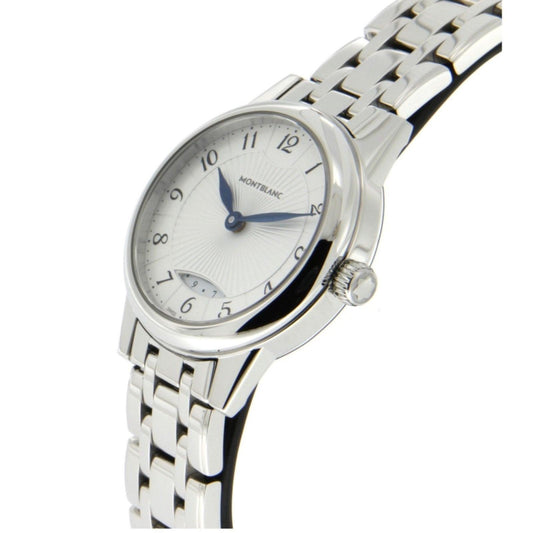 Montblanc Bohème Date Lady 27mm Silver Quartz Stålklocka 111207