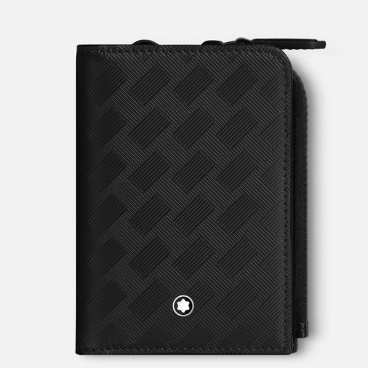 Montblanc Extreme 3.0 kreditkortshållare med 3 papper och dragkedja, svart 129980
