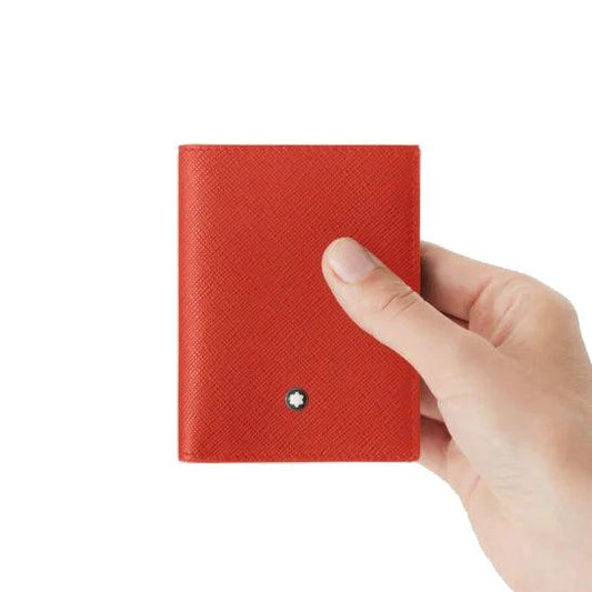 Montblanc Sartorial Mini Plånbok 4 Fack Korall 198229
