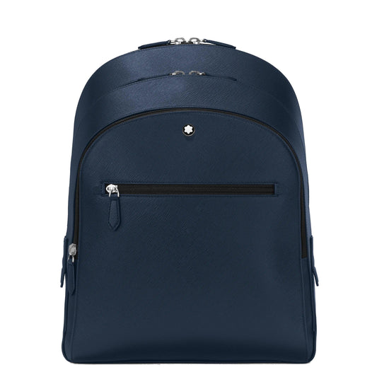 Montblanc Medium Ryggsäck 3 Fack Sartorial Blå 131716