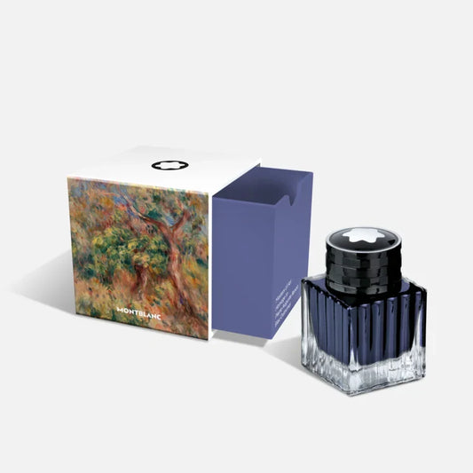 Montblanc bläckflaska 50ml Masters of Art Homage till Pierre-Auguste Renoir Bleu Outremer ultramarinblå 134411