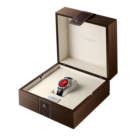 Longines Conquest Heritage Year of the Snake Edition 40mm röd automatisk stålklocka L1.651.4.09.2