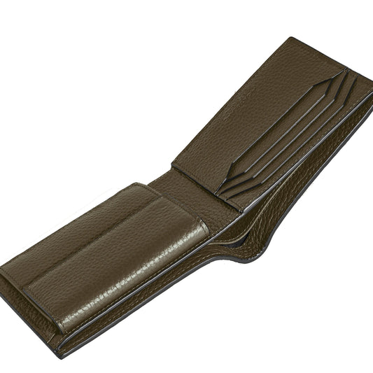 Montblanc Plånbok med Myntfodral 4 Fack Khaki 220216