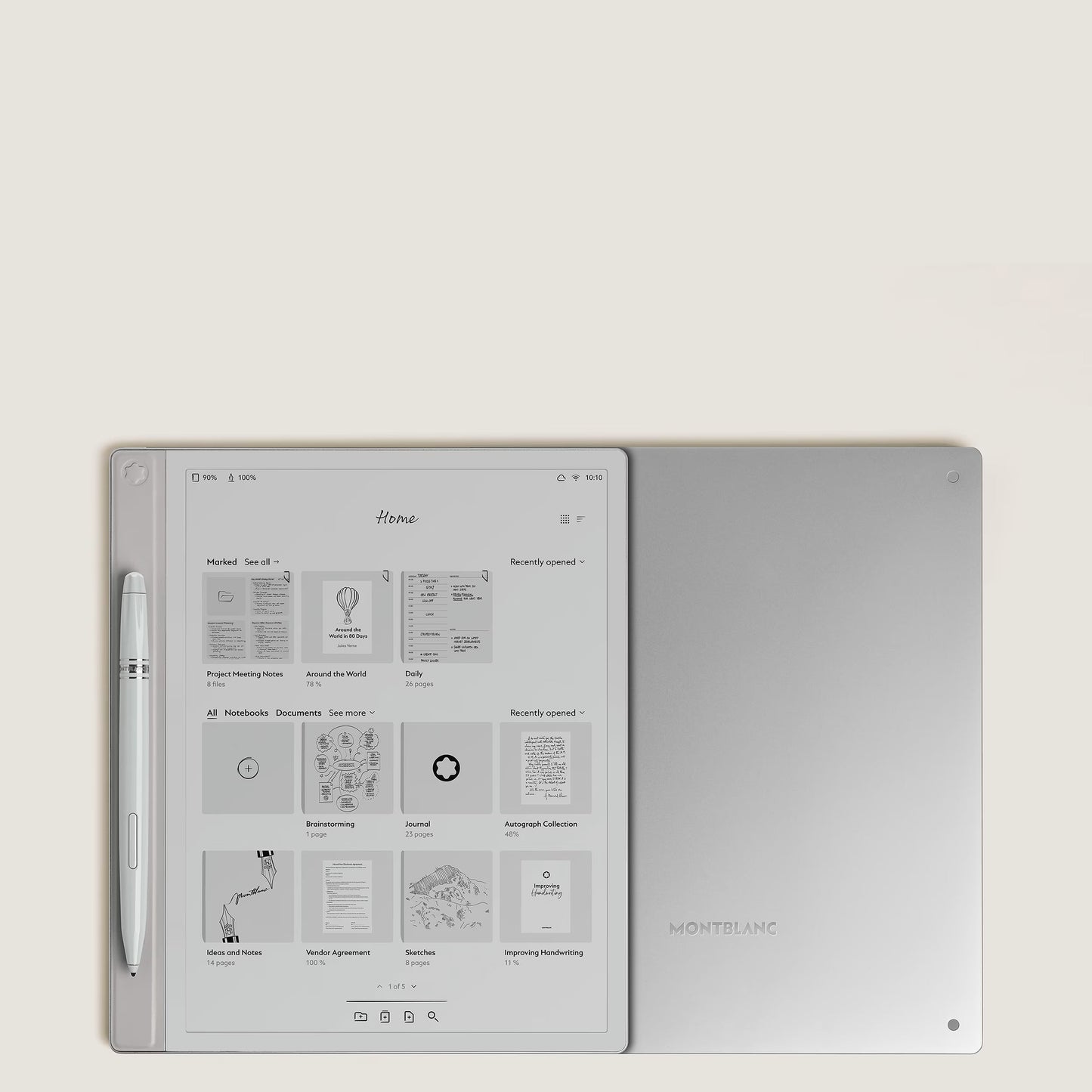 Montblanc Digitalpapper silver 135012