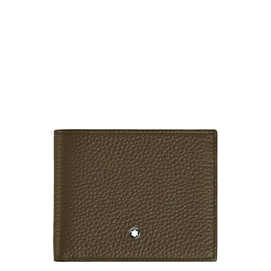 Montblanc Plånbok med Myntfodral 4 Fack Khaki 220216