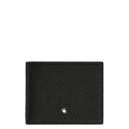 Montblanc Plånbok med Myntfodral 4 Fack Svart 220217