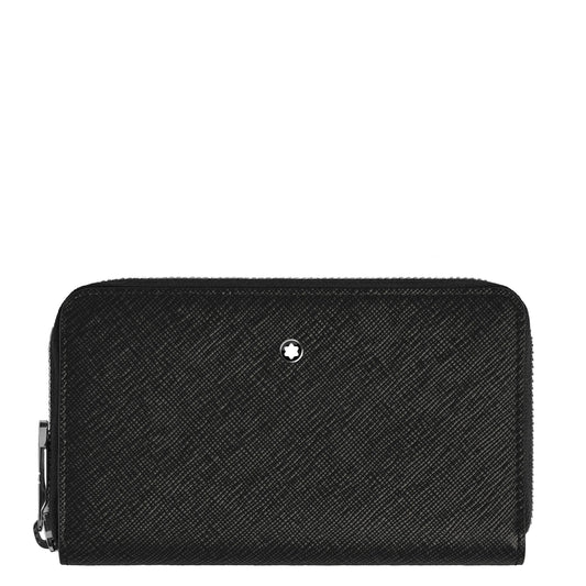 Montblanc Sartorial Medium Plånbok med Dragkedja 12cc Svart 220361