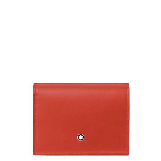 Montblanc mjuk kontinental plånbok i nanokorall 198009