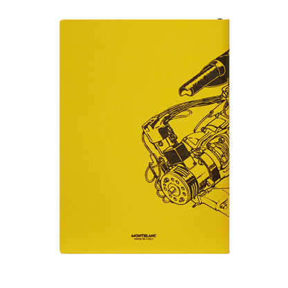 Montblanc Anteckningsbok #146 Linjerad Montblanc Great Characters Enzo Ferrari Special Edition Modena Gul 134717