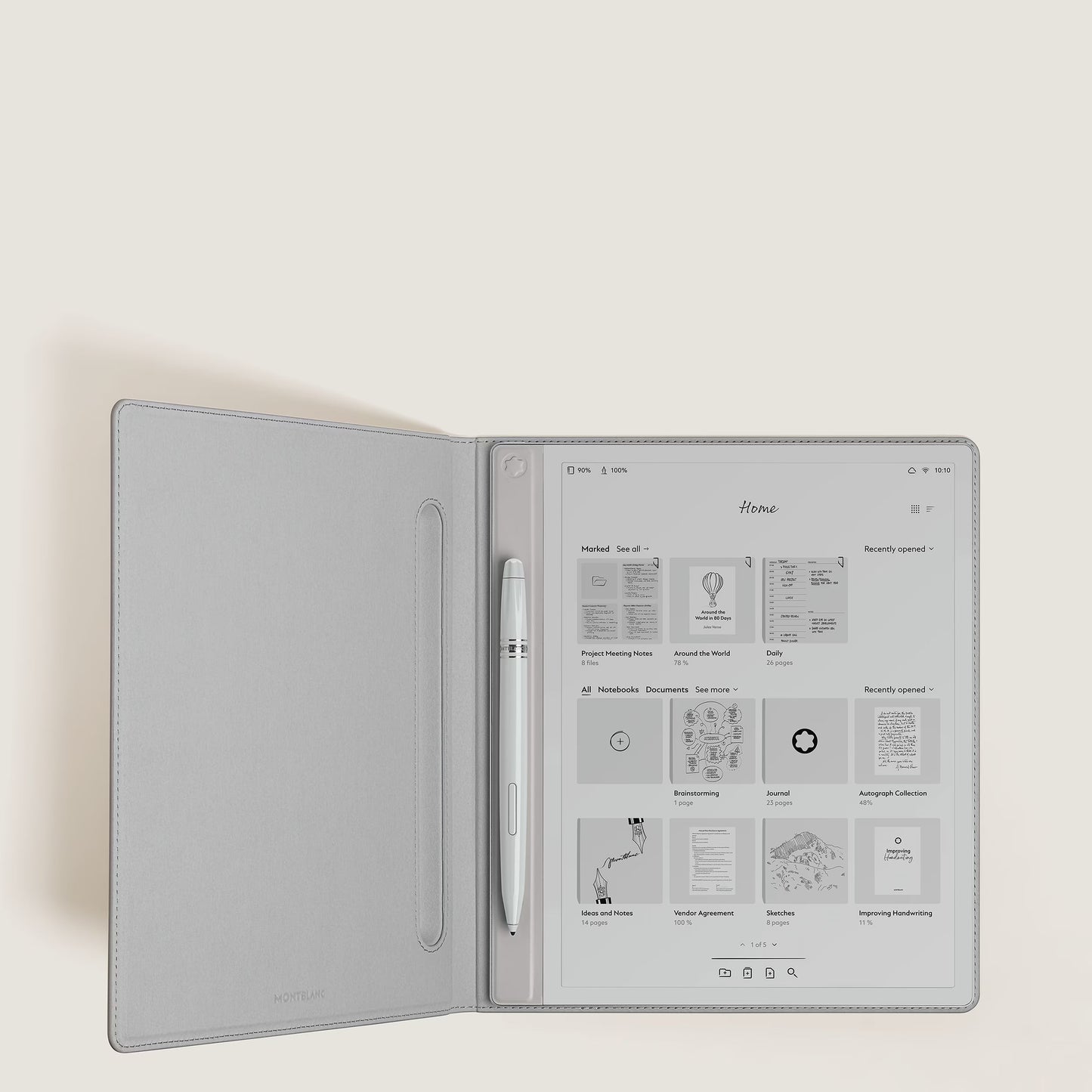 Montblanc Digitalpapper silver 135012
