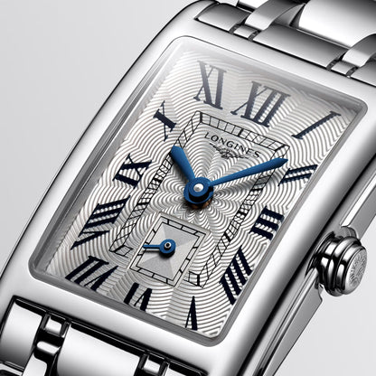 Longines orologio DolceVita 20,80x32mm argento acciaio quarzo L5.255.4.71.6