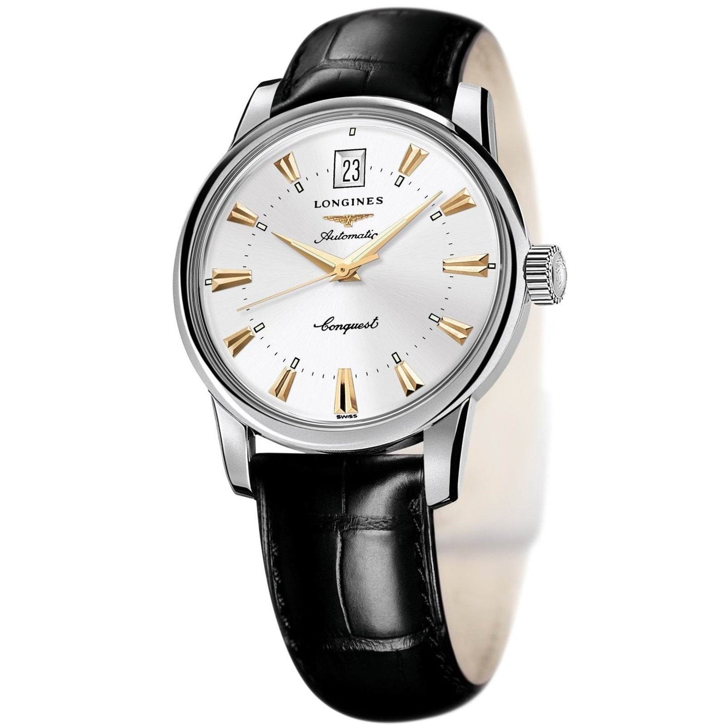 Longines Conquest Heritage 40mm Silver Automatic Steel Watch L1.645.4.75.4