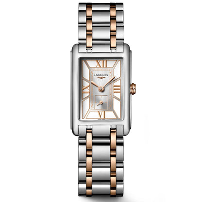 Longines orologio DolceVita 20,8x32mm bianco quarzo acciaio L5.255.5.75.7