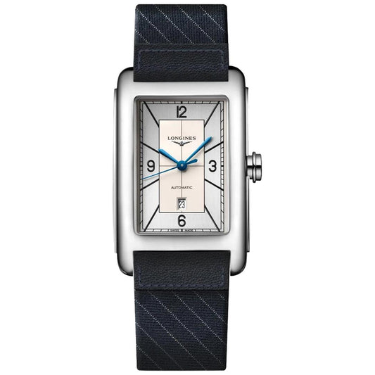Longines orologio Dolcevita 27x43mm argento automatico acciaio L5.757.4.73.8
