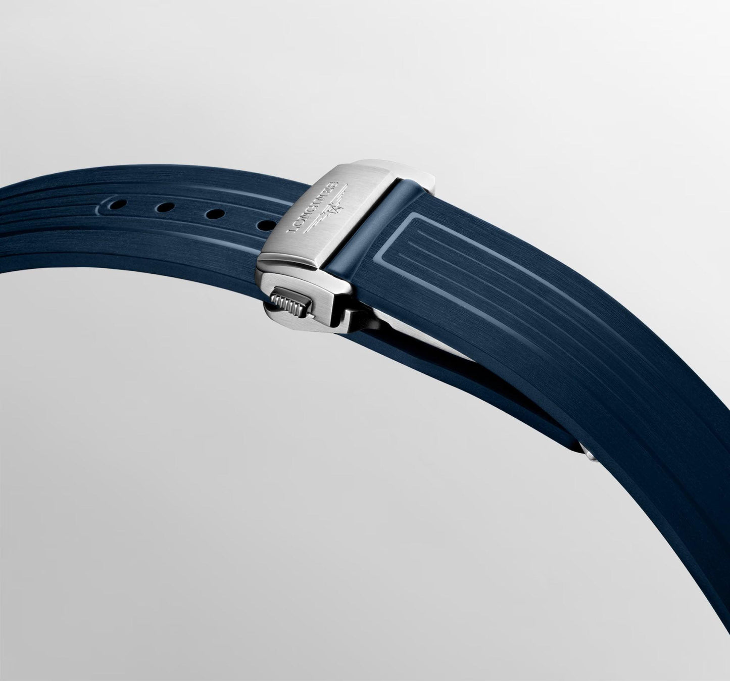 Longines Hydroconquest GMT 41mm blå automatisk stålklocka L3.790.4.96.9