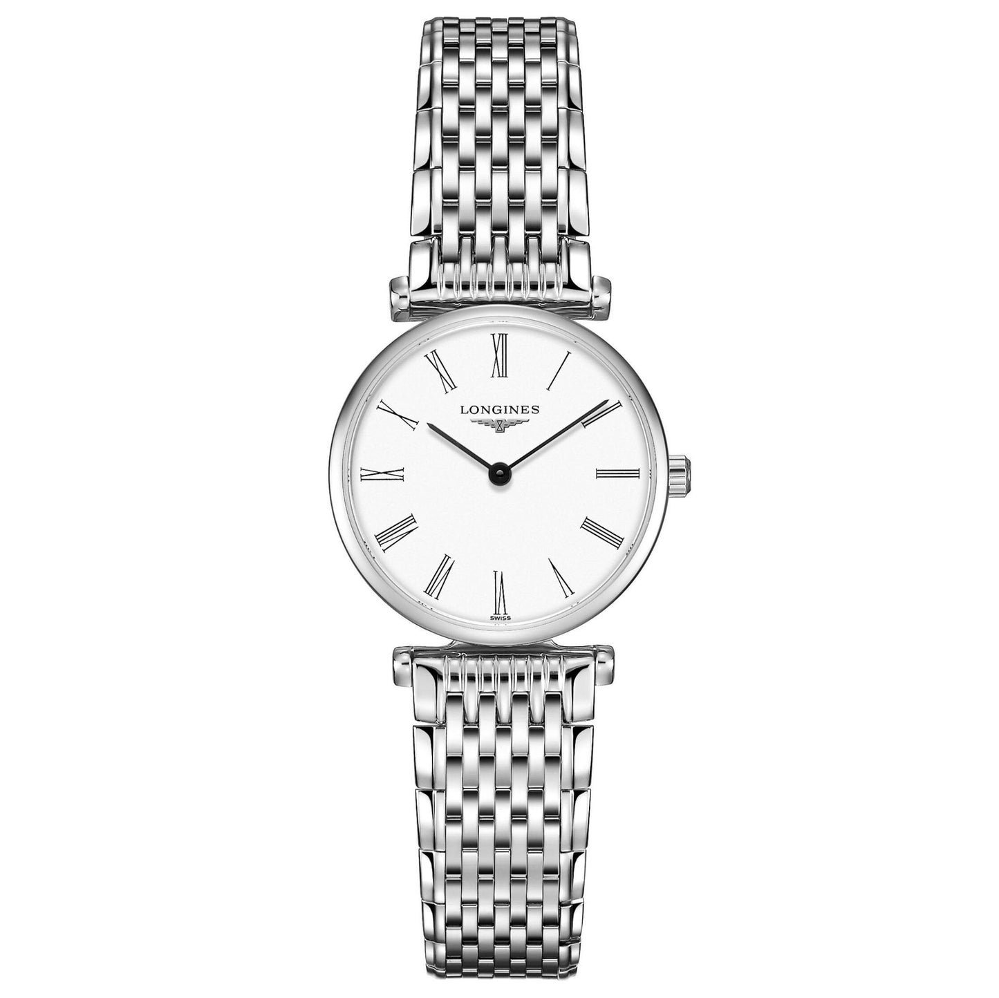 Longines La Grande Classique 24mm Quartzklocka i vitt stål L4.209.4.11.6