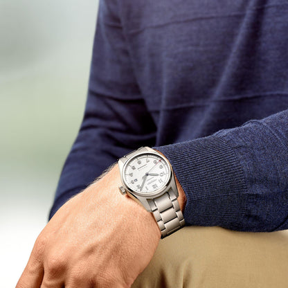 Longines Spirit 42mm Silver Automatic Steel Watch L3.811.4.73.6