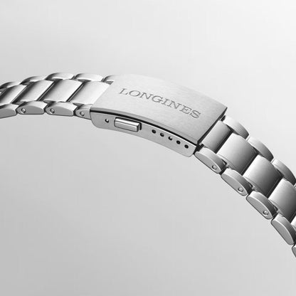 Longines orologio Longines Spirit Flyback 42mm blu automatico acciaio L3.821.4.93.6