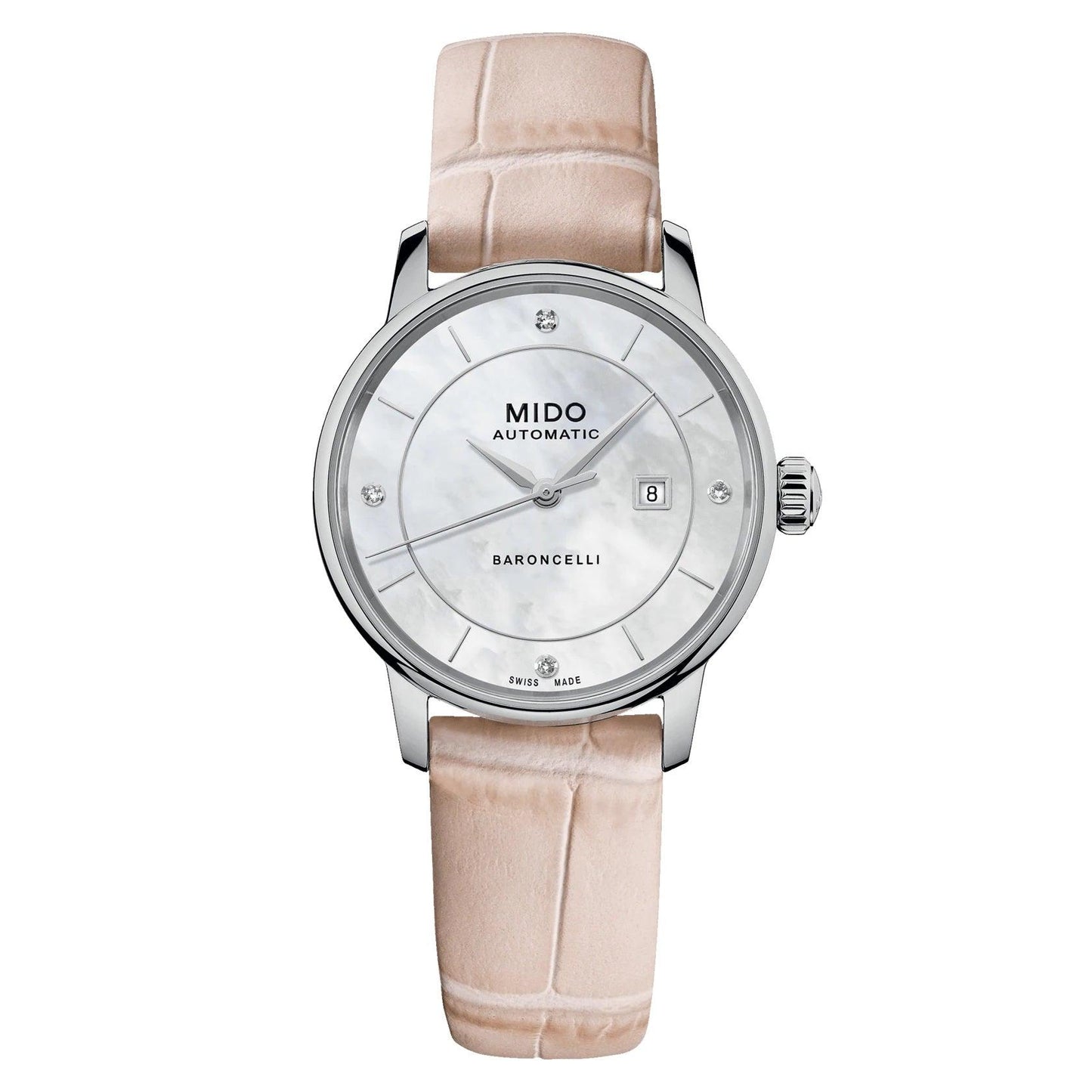 Mido orologio Baroncelli Signature Lady Colors Box Special Edition 30mm madreperla automatico acciaio M037.207.16.106.00