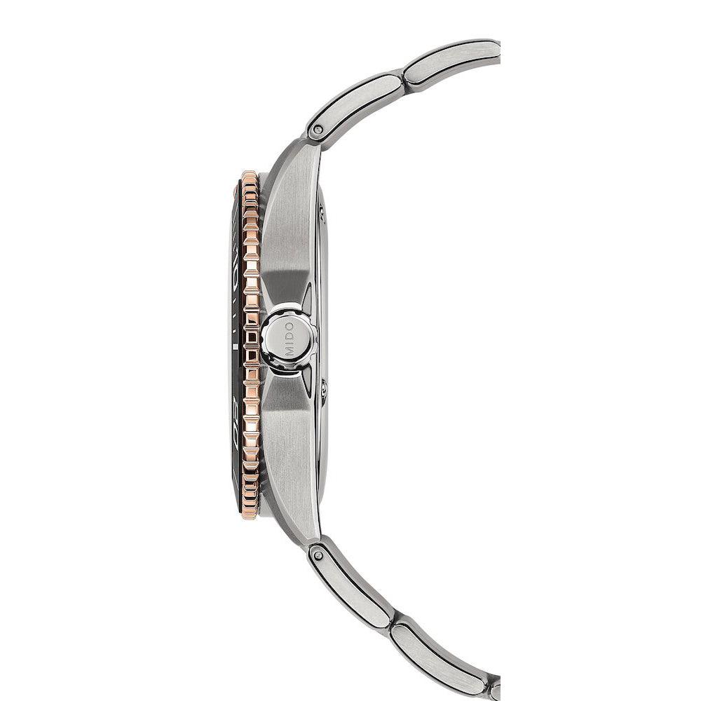 Mido Ocean Star Caliber 80 42mm svart automatisk stålklocka M042.430.21.051.00