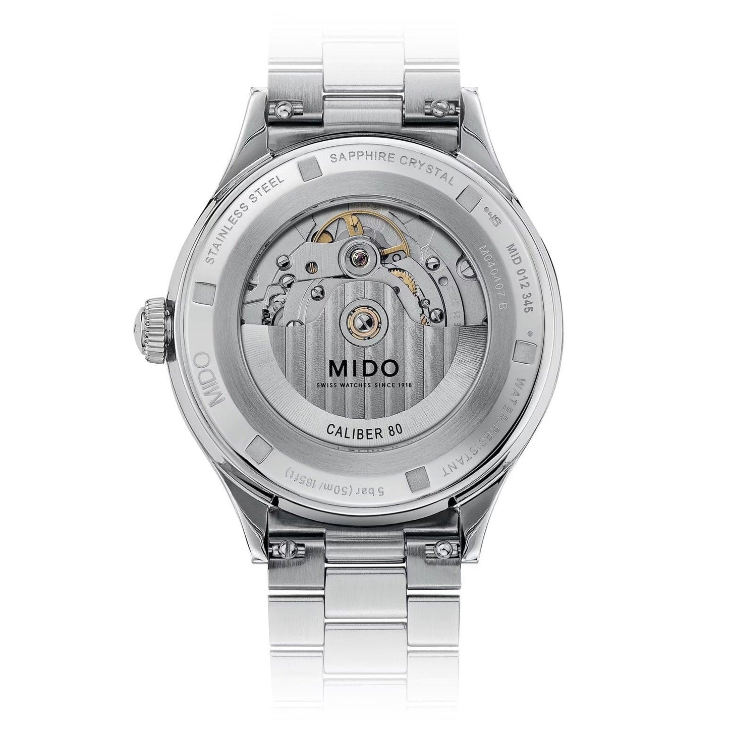 Mido Multifort Powerwind 40mm blå automatisk stålklocka M040.407.11.047.00