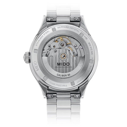 Mido Multifort Powerwind 40mm blå automatisk stålklocka M040.407.11.047.00