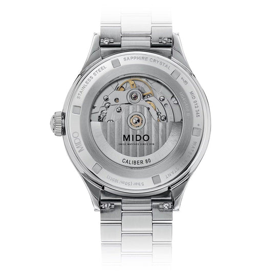 Mido Multifort Powerwind 40mm blå automatisk stålklocka M040.407.11.047.00