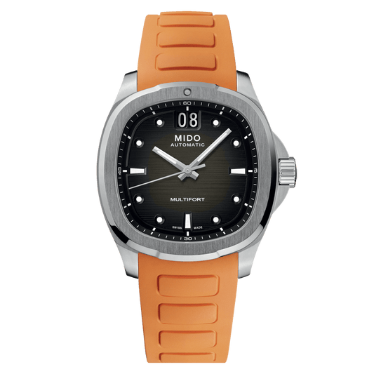Mido orologio Multifort TV Big Date 40mm grigio acciaio automatico M049.526.17.081.00