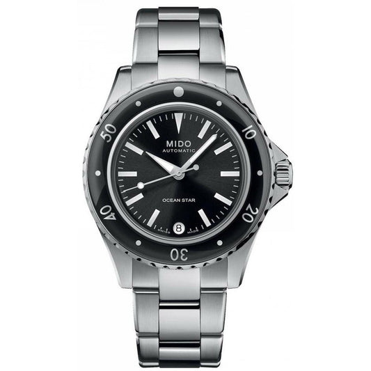 Mido orologio Ocean Star 36,5mm nero automatico acciaio M026.207.11.051.00