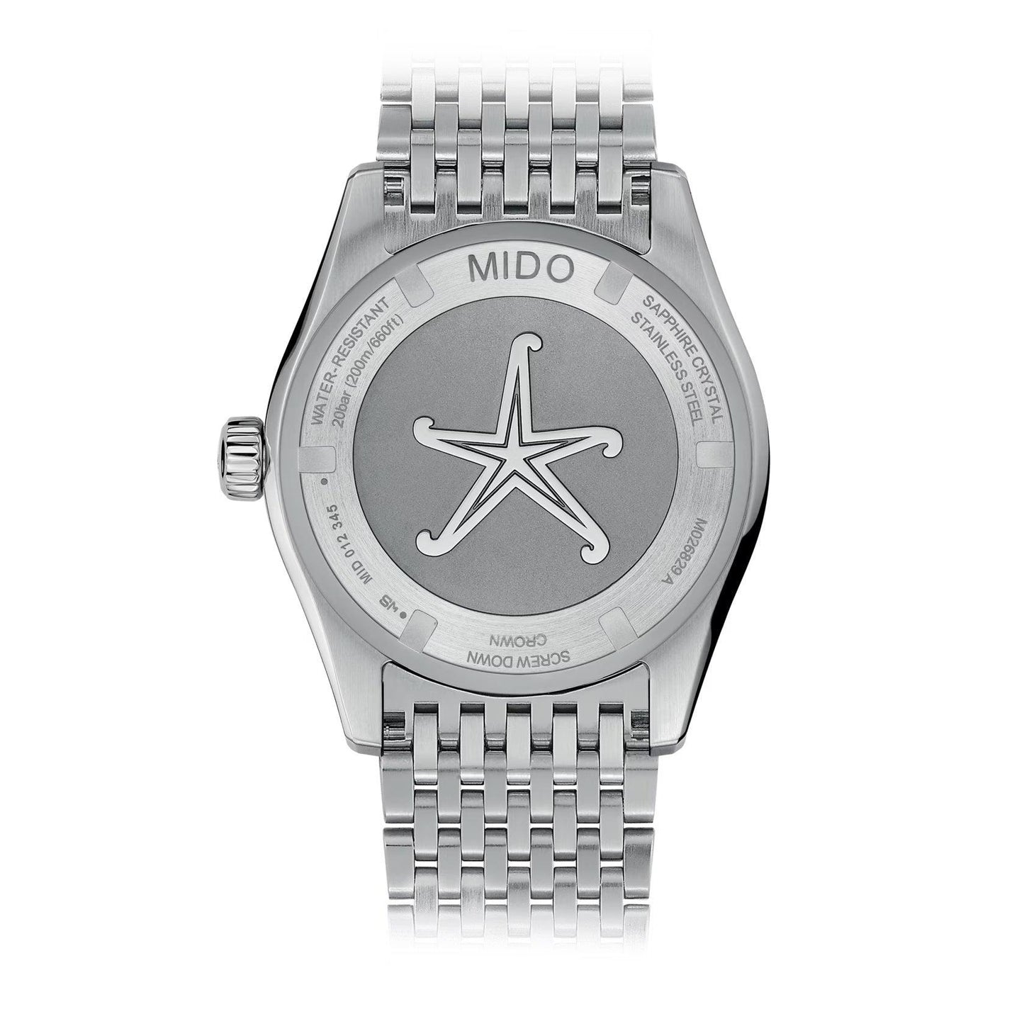 Mido Ocean Star GMT Special Edition 40 mm blå automatisk stålklocka M026.829.18.041.00