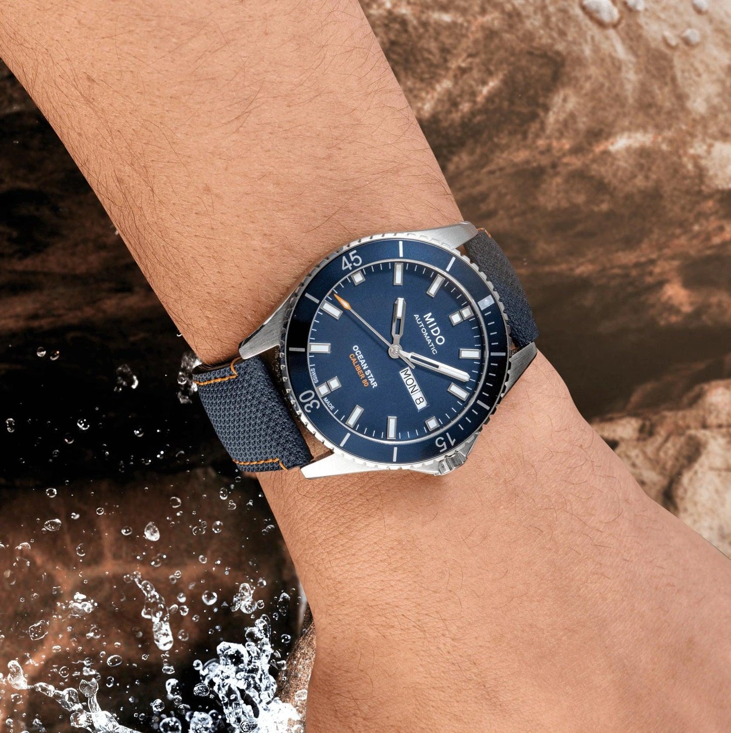 Mido Ocean Star Red Bull Cliff Diving Limited Edition 500 st 42 mm Blå Automatisk Stål M026.430.17.041.00