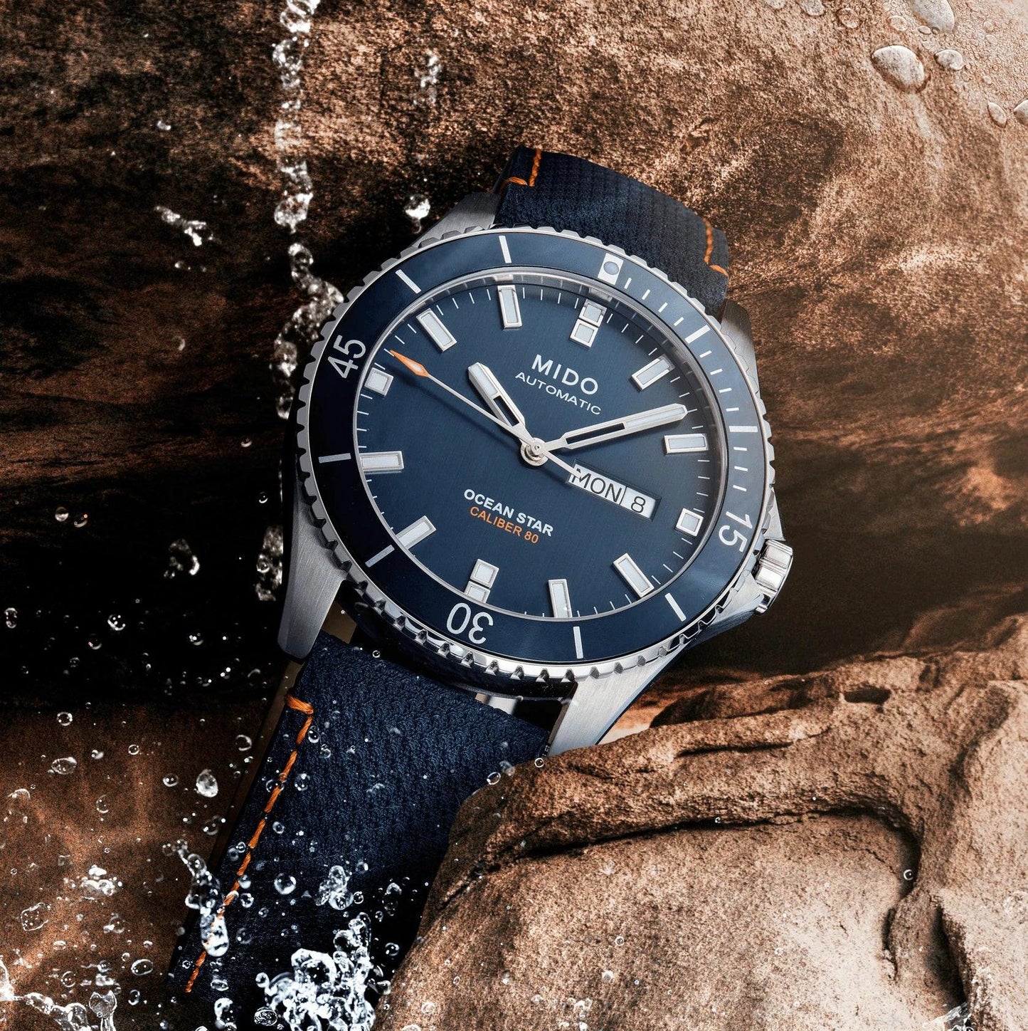 Mido Ocean Star Red Bull Cliff Diving Limited Edition 500 st 42 mm Blå Automatisk Stål M026.430.17.041.00