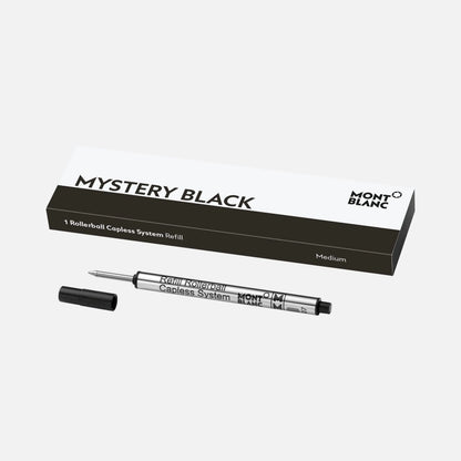Montblanc 1 refill för rollerball-penna utan lock medium svart Mystery Black spets M 128242