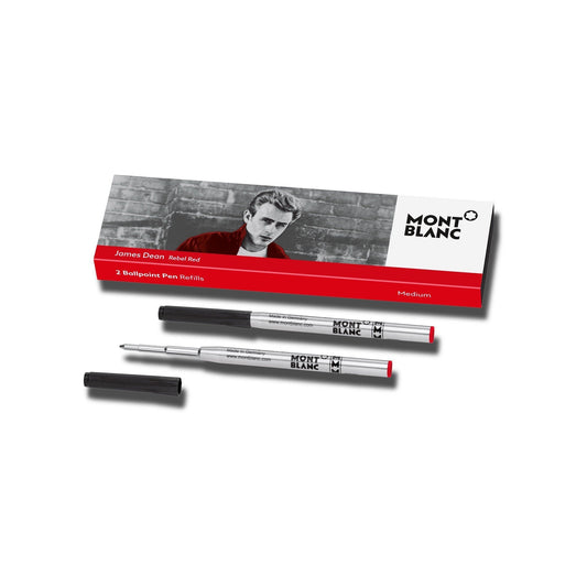 Montblanc 2 refills till kulspetspennor (M) James Dean Red (röd) 118205