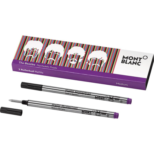 Montblanc 2 rollerball-refills The Beatles Psychedelic Purple (psykedelisk lila) 116276