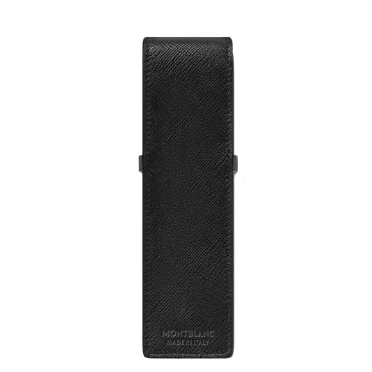 Montblanc astuccio per 2 strumenti da scrittura Montblanc Sartorial nero 130751