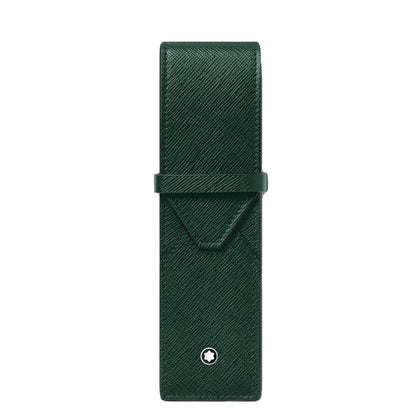 Montblanc-fodral för 2 Montblanc Sartorial-skrivpennor gröna 131205