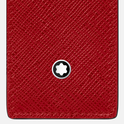 Montblanc astuccio portapenne per 2 strumenti da scrittura Montblanc Sartorial rosso 131204